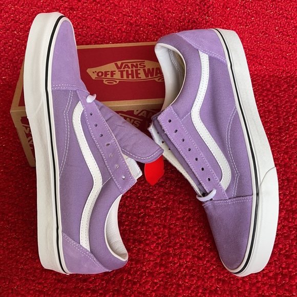 Vans Old Skool Chalk Violet/True White MENS - Picture 12 of 16
